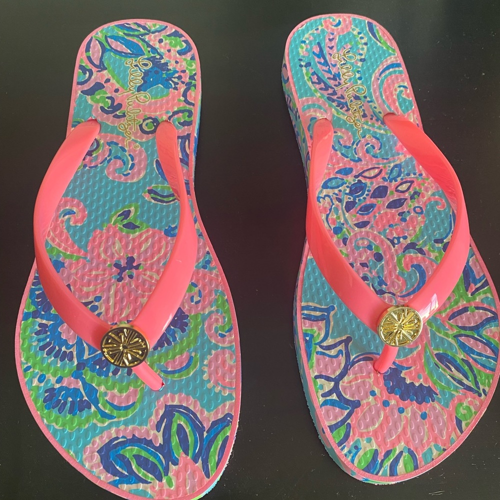 Lily Pulitzer Flip Flops